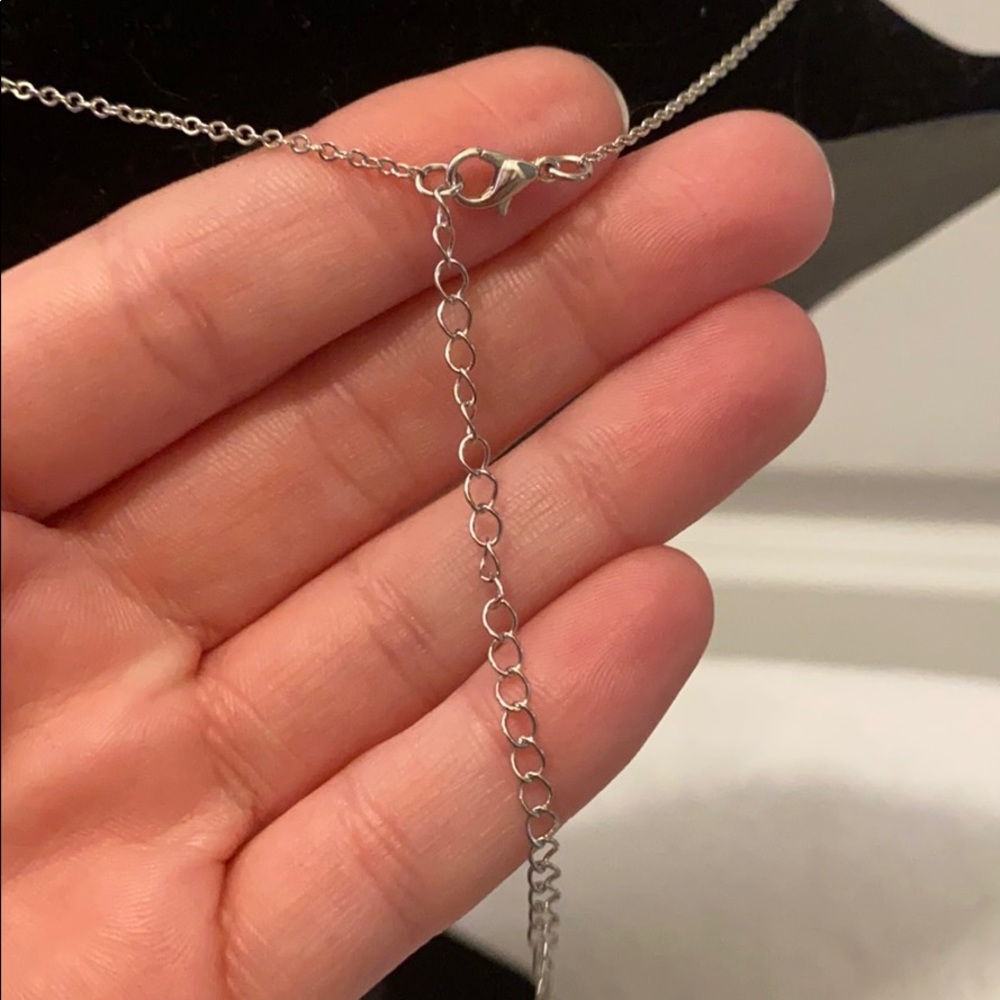 🆕St. Patrick’s Day☘️LUCK Necklace/Green gem - Picture 4 of 4